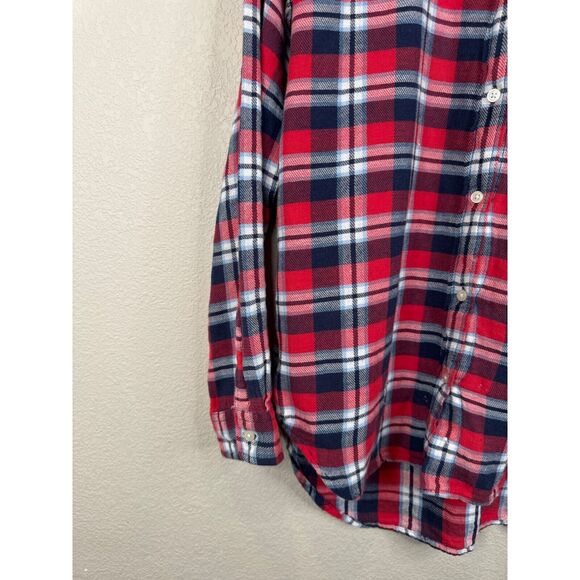 Denim and Supply Women Thin Flannel Boyfriend Button Down Plaid Fall Small - Picture 5 of 14